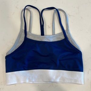 Two layer sports bra
